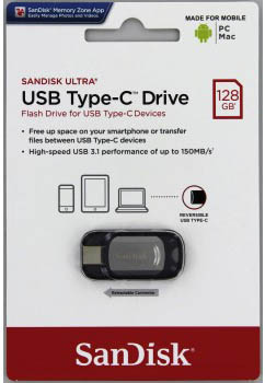 SanDisk Ultra USB-C 3.1 gen1 128GB