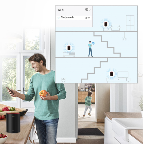 Cudy AX3000 Wi-Fi 6 Mesh System 2.5G, sada 2 kusů (M3000(2-Pack))