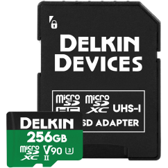 Delkin microSD Power 2000x UHS-II (V90) R300/W250 256GB