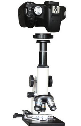 Adaptor microscop 23,2 mm Canon T2 pentru conectarea DSLR (TL-23 + T2EOS)