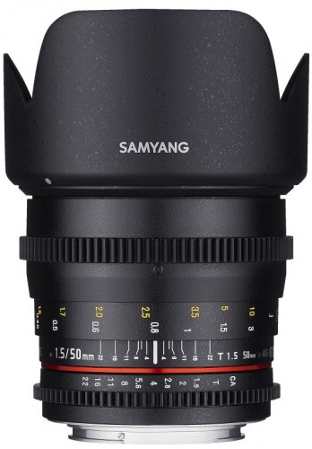Samyang 50mm T1,5 VDSLR AS UMC Canon EF