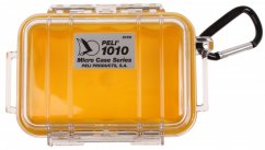 Peli™ Case 1010 MicroCase mit durchsichtigem Deckel (Gelb)