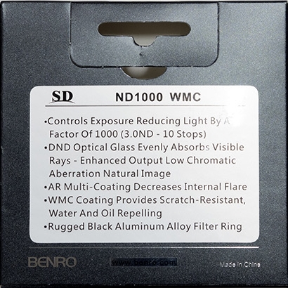 Benro SD ND1000 WMC 67mm