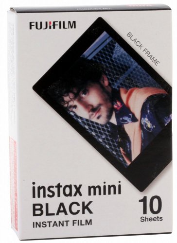Fujifilm INSTAX mini FILM černý rámeček 10 ks fotek