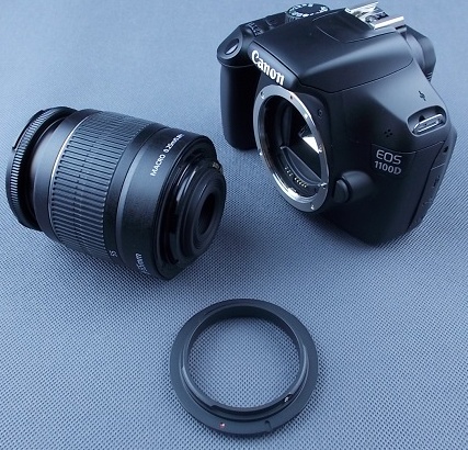 forDSLR 55mm Umkehrring für Sony A Kamerabajonett