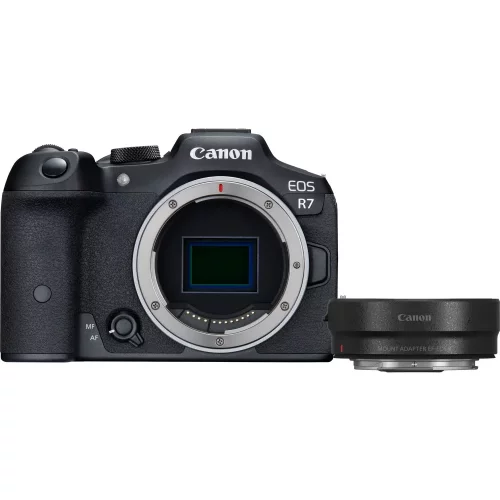 Canon EOS R7 (telo) + adaptér EF-EOS R