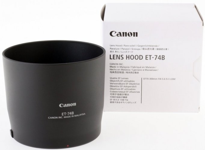 Canon ET-74B sluneční clona