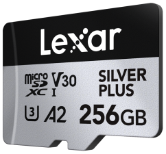 Lexar microSDXC Silver Plus 1066x UHS-I/U3/A2/4K R205/W150 (V30) 256GB