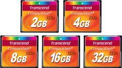 Transcend CF 133X MLC R50/W20 4GB
