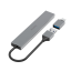 Hama USB hub, 4 porty, USB 3.2, 5 Gb/s, Ultra Slim, adaptér USB-C