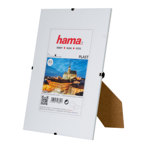 Hama Clip-Fix, plastové sklo, 15×21 cm (formát A5)