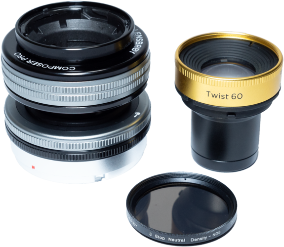 Lensbaby Twist 60 + Double Glass II Optic Swap Kit for Nikon Z Mount