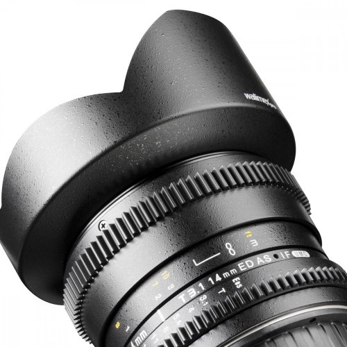 Walimex pro 14mm T3,1 Video DSLR objektiv pro Nikon F