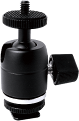 Kupo KS-CB03 Mini Ball Head with Hot Shoe Adapter