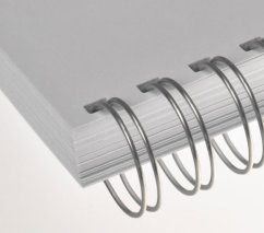 Viazací chrbát RENZ kovový (2/1") A4 průměr 11mm stříbrný 100ks