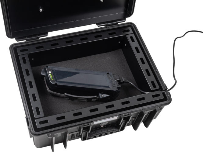 BW Outdoor Battery.case 908.8. Transport & Storage of defective lithium batteries, black