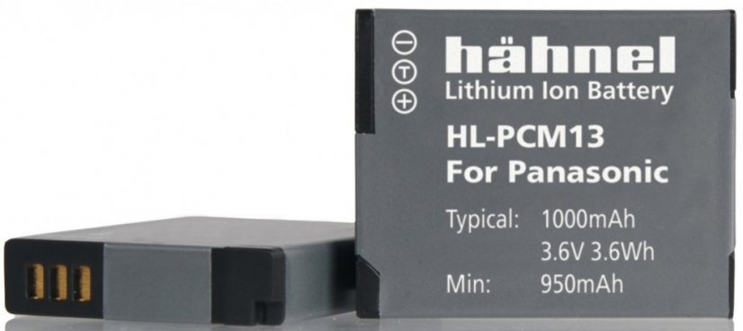 Hähnel HL-PCM13, Panasonic DMW-BCM13 3.6V, 1000mAh, 3.6Wh