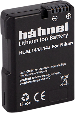 Hähnel HL-EL14, Nikon EN-EL14, 1050mAh, 7.4V, 7.8Wh