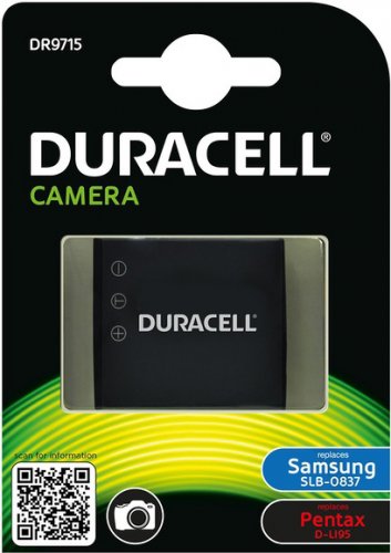 Duracell DR9715, Samsung NP-1, Pentax D-Li95, 3.7V, 700 mAh