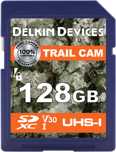 Delkin SDXC Trail Cam R100/W75 (V30) 128GB