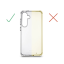 Hama Extreme Protect, kryt pro Samsung Galaxy S25 Edge, D3O®, nežloutnoucí, průhledný