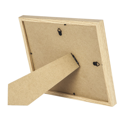 Dřevěný portrétní rám Hama KEMI, 10x15 cm, přírodní/bílý