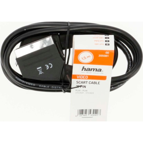 Hama AV kabel SCART 1,5 m, nebalený