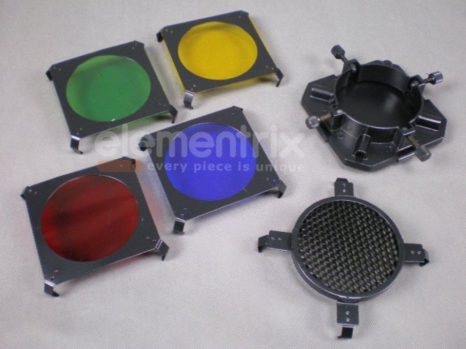 Klapky s voštinou a barevnými filtry pro Miniblesky