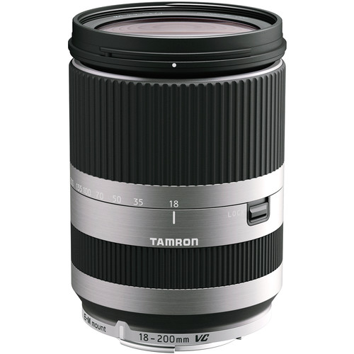Tamron 18-200mm f/3.5-6.3 Di III VC Lens for Canon EF-M Silver