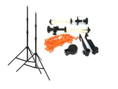 Set pro uchycení pozadí, stativy s trny pro jedno pozadí