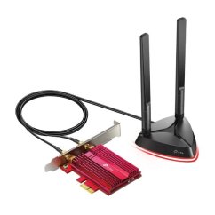 Sieťová karta TP-Link Archer TXE75E AXE 5400, WiFi 6E, Bluetooth 5.2, 574Mbps 2,4 GHz/2402Mbps 5GHz/2402 6GHz, PCI-e, po