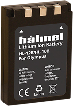 Hähnel HL-12B, Olympus Li-10B/12B, 1200mAh, 3.7V, 4.4Wh