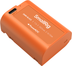 SmallRig 4979 Camera Battery USB-C Rechargeable DMW-BLK22 Orange