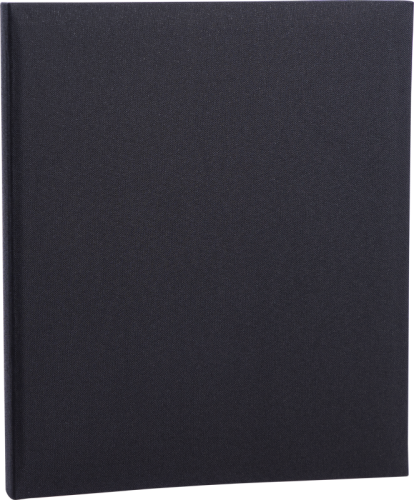Focus Base Line Canvas Ringbinder Black