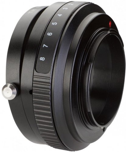 B.I.G. TILT objektiv adaptér na Nikon F objektiv a Sony E tělo