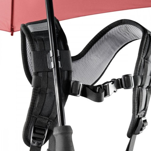 Walimex pro Swing Handsfree deštník s postrojí červený