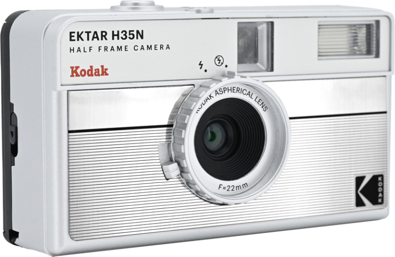 Kodak EKTAR H35N Camera Striped Silver