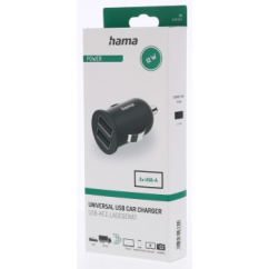Hama USB Auto-Ladegerät, 2x USB-A, 2,4 A (12 W)