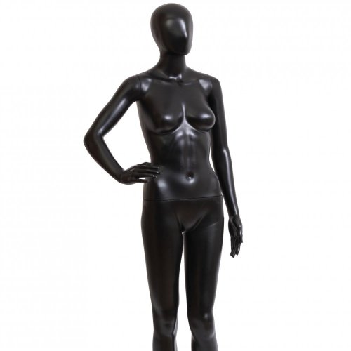 Figurína dámska, čierna matná, výška 175cm