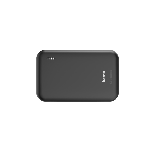 Hama Pocket 5, powerbanka 5000 mAh, 2,1 A, výstup: 2x USB-A