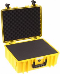 B&W Outdoor Koffer Typ 6000 mit Schaumstoff Gelb