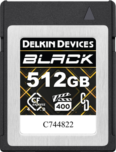 Delkin CFexpress 4.0 BLACK | Type B | R3600/W3200 (VPG400) 512GB
