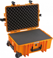 B&W Outdoor Case 6700, kufor s penou oranžový