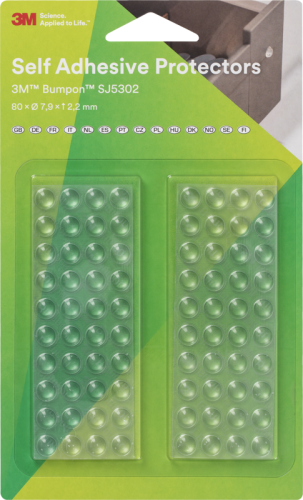 3M Command Bumpon Elastic MiniPack 80 pcs
