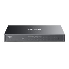 Switch TP-Link ES210GP 1x GLan, 8x GLan s PoE+, 1x SPF combo, 63W, Omáda SDN
