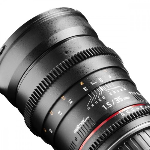Walimex pro 35mm T1,5 Video DSLR objektiv pro Nikon F