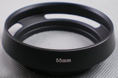 forDSLR Metal Screw-on Lens Hood 58mm with Filter Thread 67mm