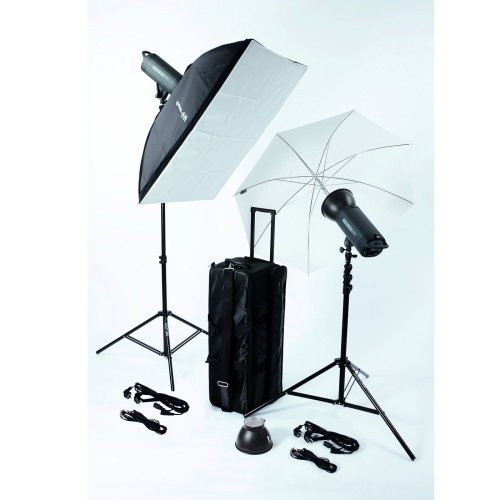 HELIOS 600P III Profi-Blitzstudio 2er-Set - štúdiové svetlá set