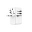 Adaptér FIXED Cestovné Voyager 120W pre EÚ, UK a USA/AUS, s 3xUSB-C a 1xUSB výstupom, GaN, PD 120W, biely