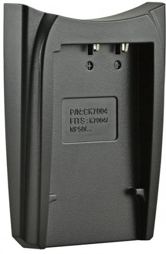 Jupio Ladegerätplatte auf Single- oder Dual-Ladegerät für Fuji NP50, NP-50, Pentax D-Li68, D-Li122, Kodak KLIC-7004